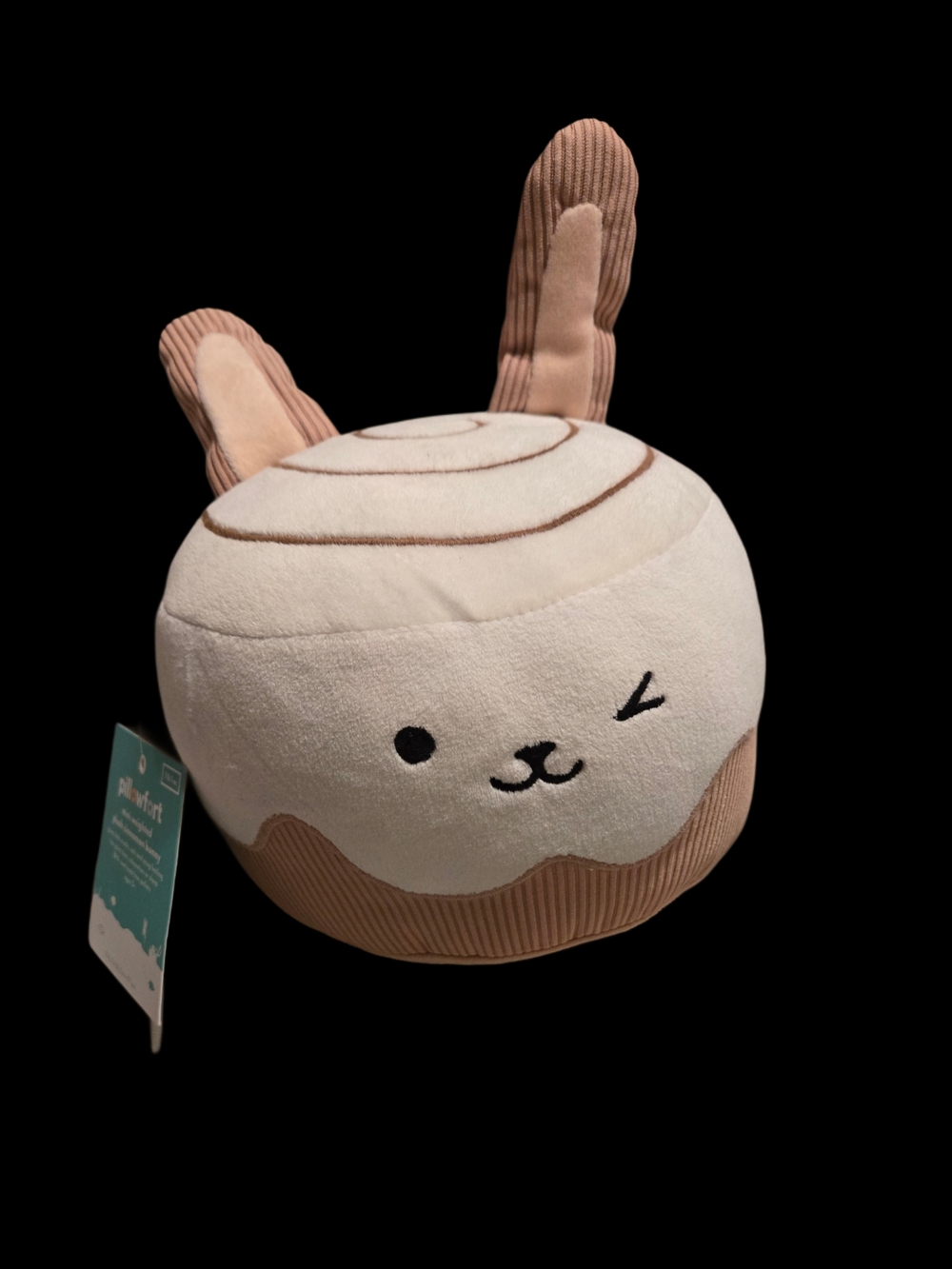CinnaBunny Kids' Holiday Mini Weighted Plush Throw Pillow Light Brown-Pillowfort